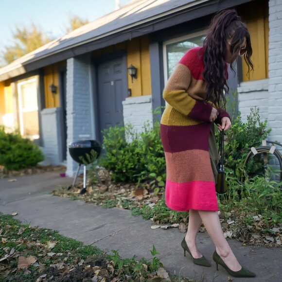 Sage Suede Heels - Picture 7 of 12
